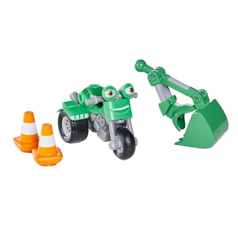 Ricky Zoom DJ Rumbler Toy Motorcycle with Bucket Arm Accessory