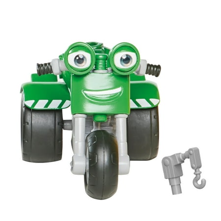 Ricky Zoom: DJ Rumbler Toy Motorcycle from Ricky Zoom – 3-inch Action Figure – Free-Wheeling, Free Standing Toy Bike for Preschool Play