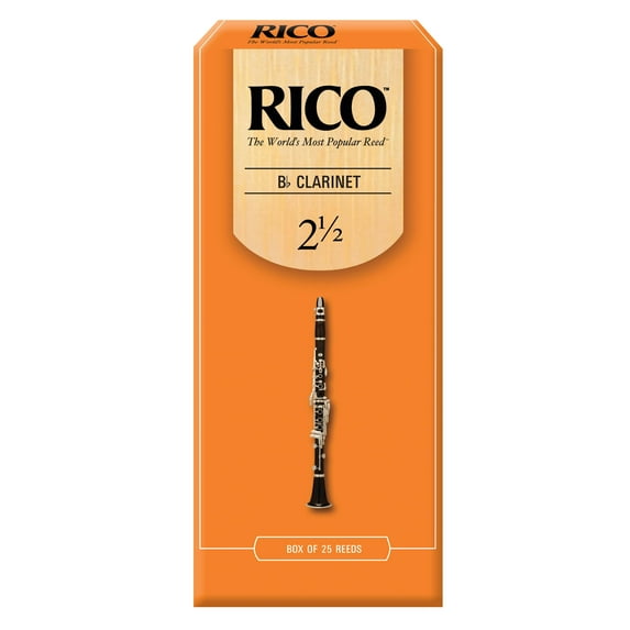 Rico Bb Clarinet Reeds, Box of 25 Strength 1.5
