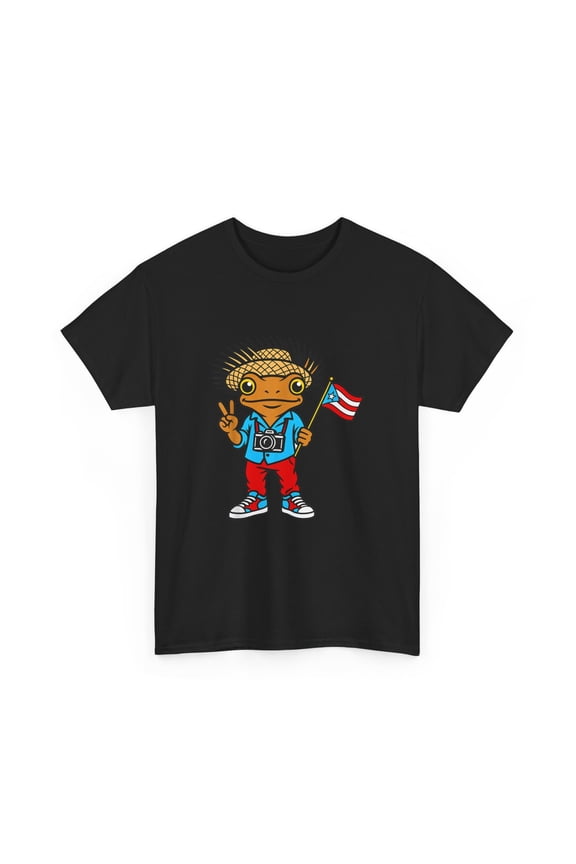 Rico Coqui Frog Shirt, Puerto Rican Flag Women Men Pride T-shirt