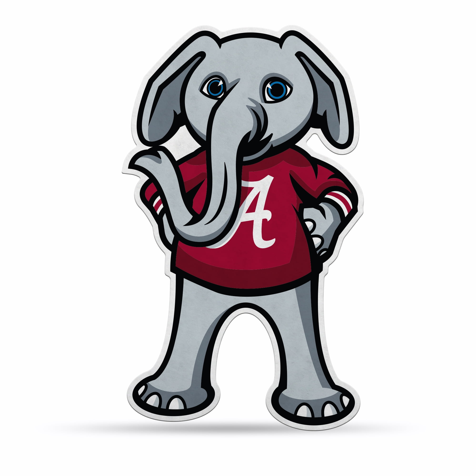 Rico Industries Alabama  College Classic Team Logo Shape Cut Pennant - Home and Living Room Décor - Soft Felt EZ to Hang
