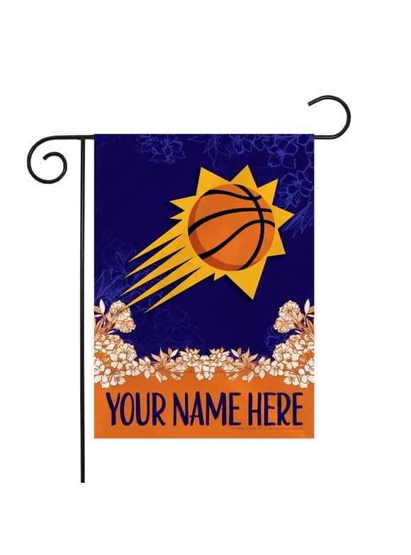 Rico Industries Basketball Phoenix Suns Personalized Garden Flag