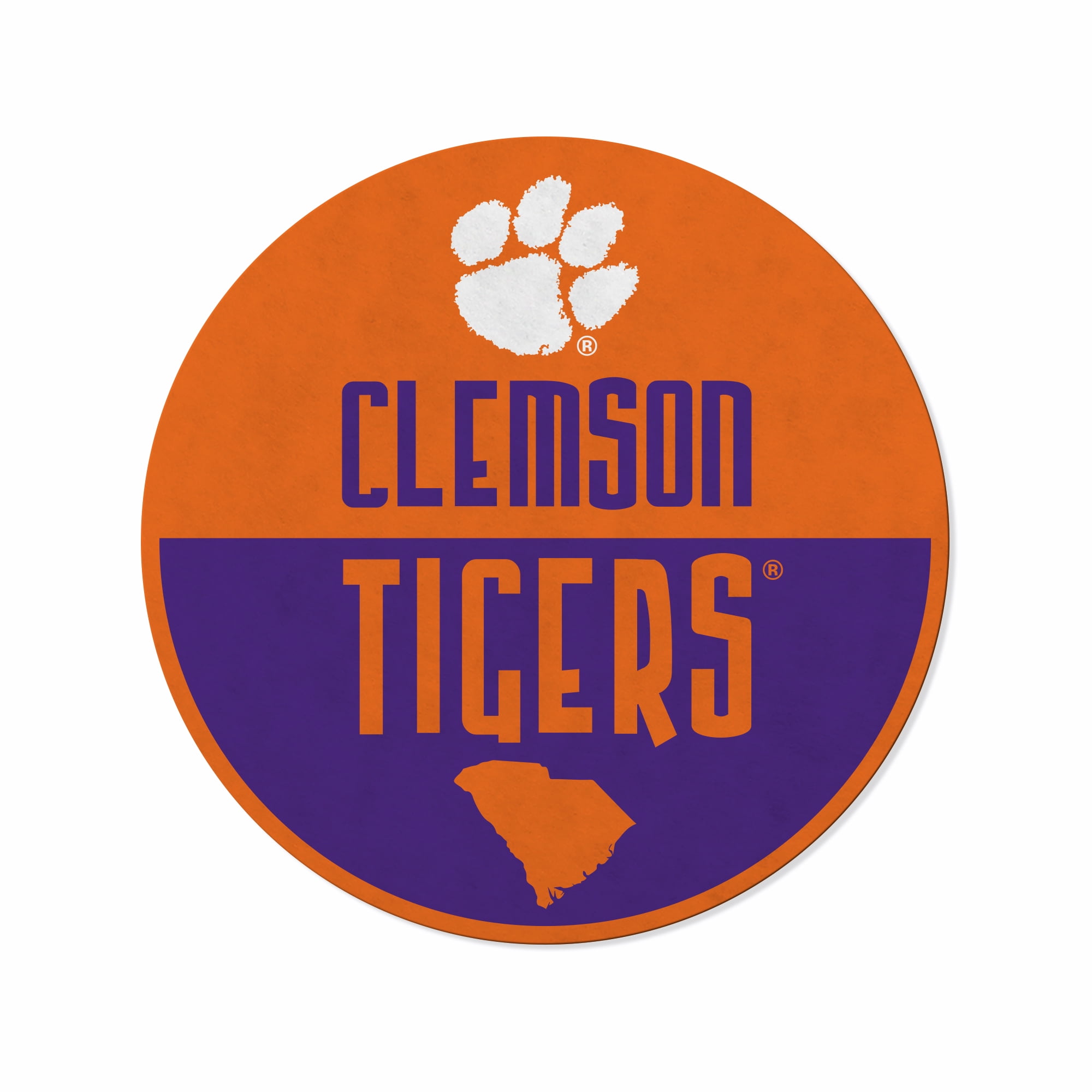 Rico Industries Clemson College Logo Shape Cut Pennant Home and