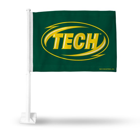 Rico Industries College Arkansas Tech Wonder Boys Standard Double Sided Car Flag - 16" x 19" - Strong Pole that Hooks Onto Car/Truck/Automobile