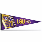 LSU LOUISIANA STATE UNIVERSITY SOFT FELT 12" X 30" PENNANT WITH HEADER CARD