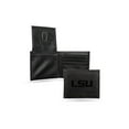 thumbnail image 1 of Rico Industries College LSU Tigers Black Laser Engraved Bill-fold Wallet - Slim Design - Great Gift, 1 of 6