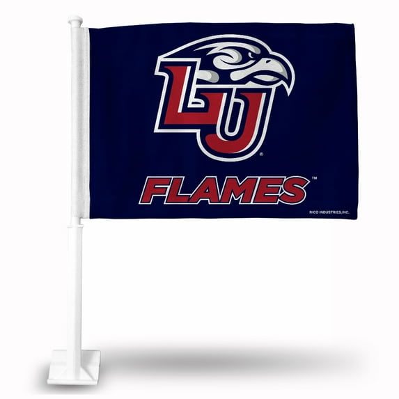 Liberty University Flames 11X14 Window Mount 2-Sided Car Flag