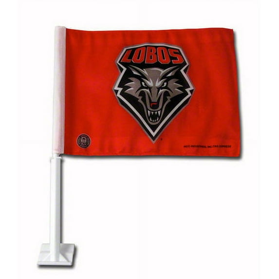 New Mexico Lobos 11X14 Window Mount 2-Sided Car Flag
