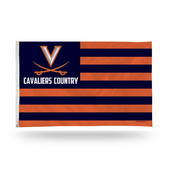 Rico Industries College Virginia 3' x 5' Country Banner Flag - Indoor or Outdoor Dcor - Single Sided