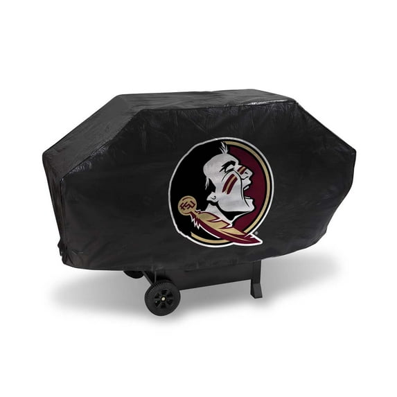 Rico Industries Florida State College Deluxe Vinyl Grill Cover - 68" Wide/Heavy Duty/Hook and Loop Straps