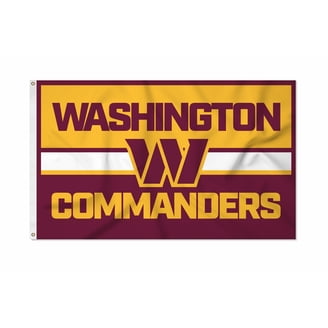 Washington Redskins 3'x5' Polyester Flag – Multicolor, Grommets, Novelty Decor For Game Days