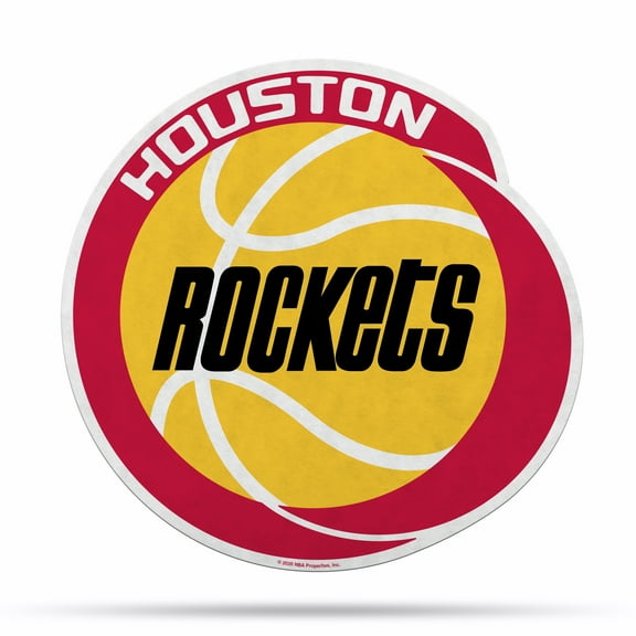 Rockets Shape Cut Retro Pennant With Header Card