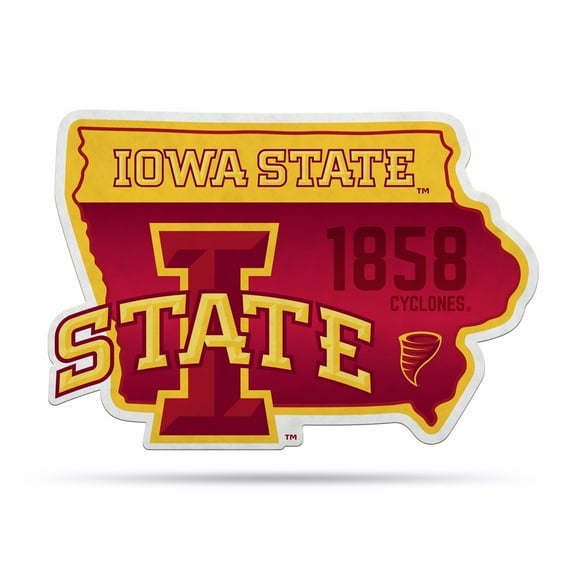 Iowa State University 18" State Shape Pennant
