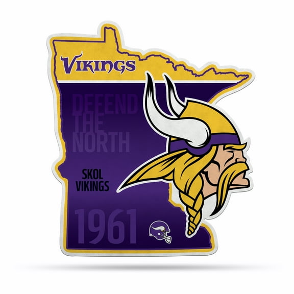 Vikings 18" State Shape Pennant