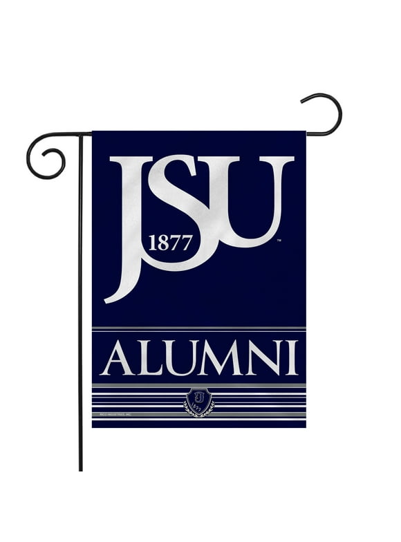 Rico Industries NCAA  Jackson State Tigers - JSU Alumni 13" x 18" Double Sided Garden Flag