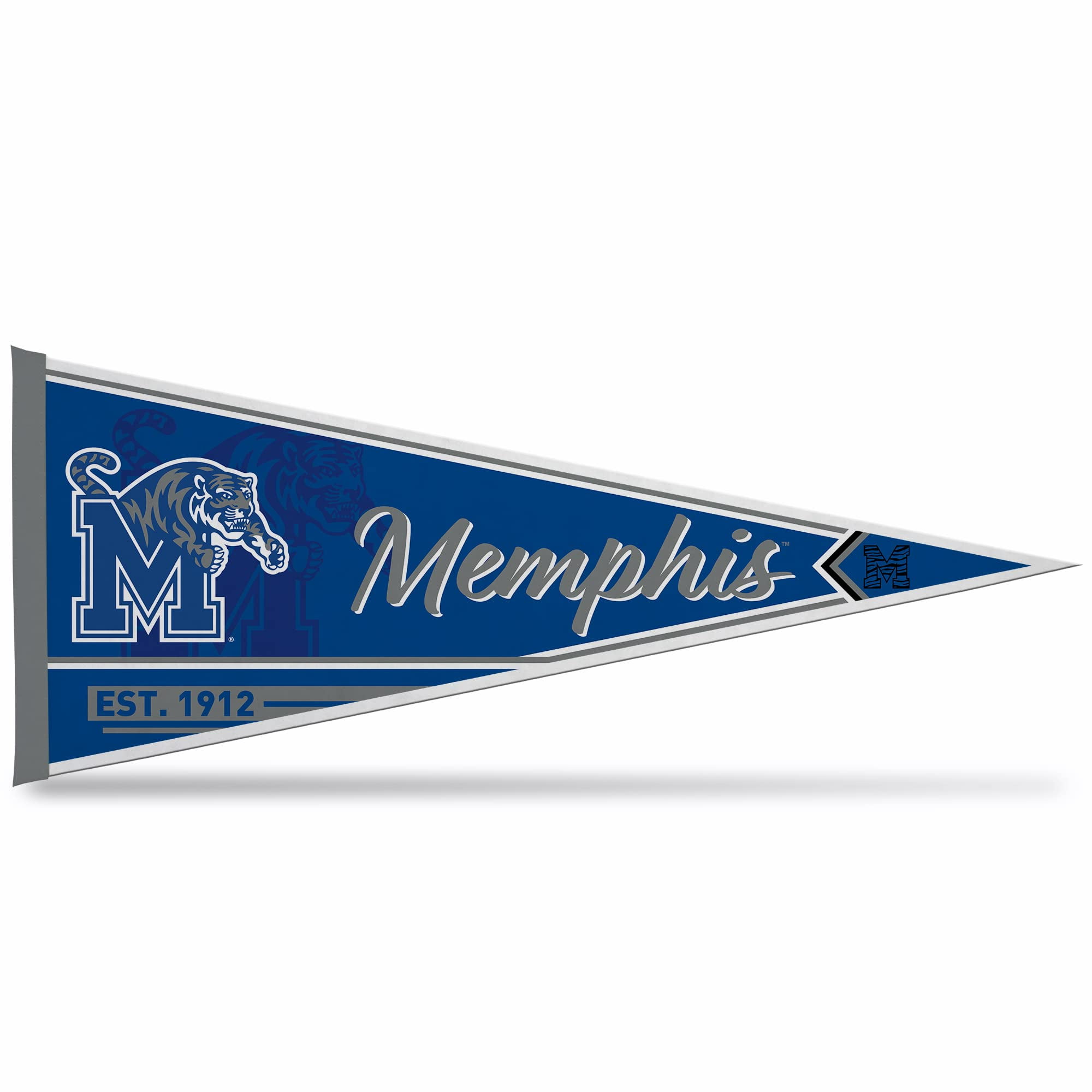 Rico Industries NCAA Mississippi University For Women Owls Felt Pennant - 12x30 Inch Wall Decor For Bedroom, Man Cave