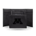 thumbnail image 1 of Rico Industries NCAA  Minnesota Golden Gophers Black Laser Engraved Tri-Fold Wallet - Men's Accessory, 1 of 6