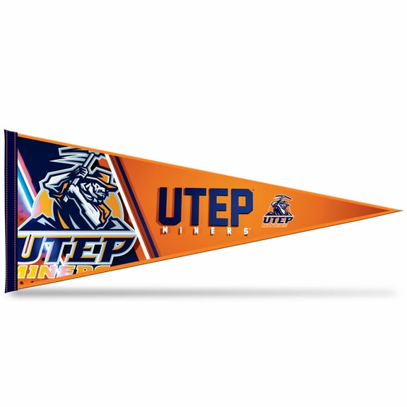 Utep Soft Felt Carded Pennant (12X30)