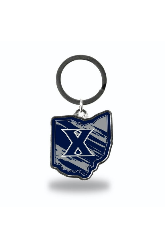 NCAA Xavier Musketeers State Shape Keychain