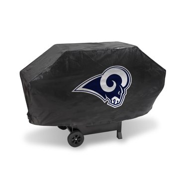 Lions Deluxe Grill Cover  Black 3 Parrilla Rico Industries Nascar Deluxe Grill Cover Deluxe Vinyl