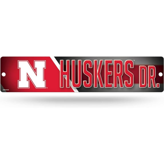 Rico Industries Nebraska 16-Inch Plastic Street Sign Décor