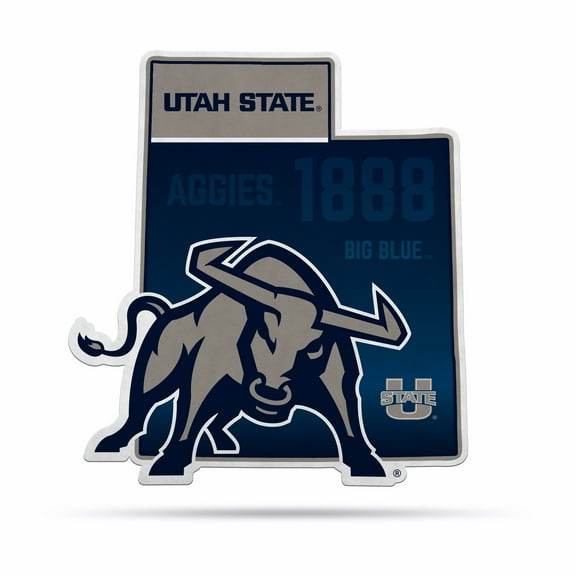 Utah State University 18" State Shape Pennant