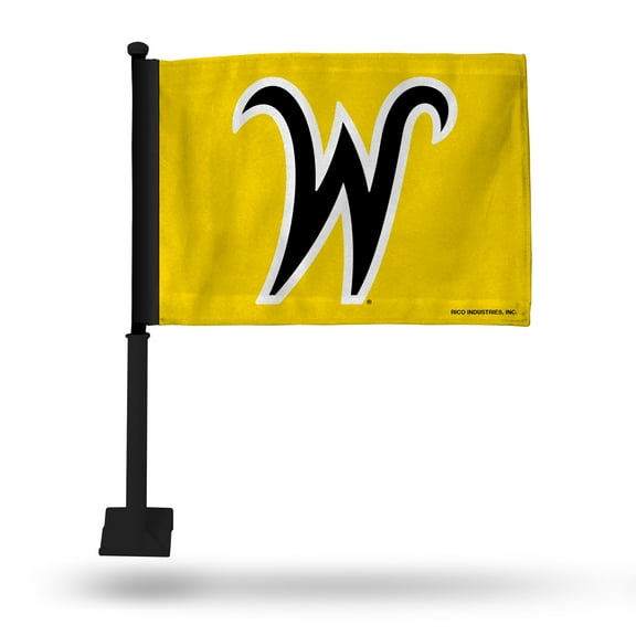 Wichita State Car Flag - Black Pole