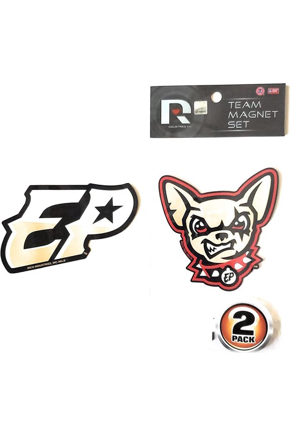 MiLB El Paso Chihuahuas 2-Pc Small Magnet Set