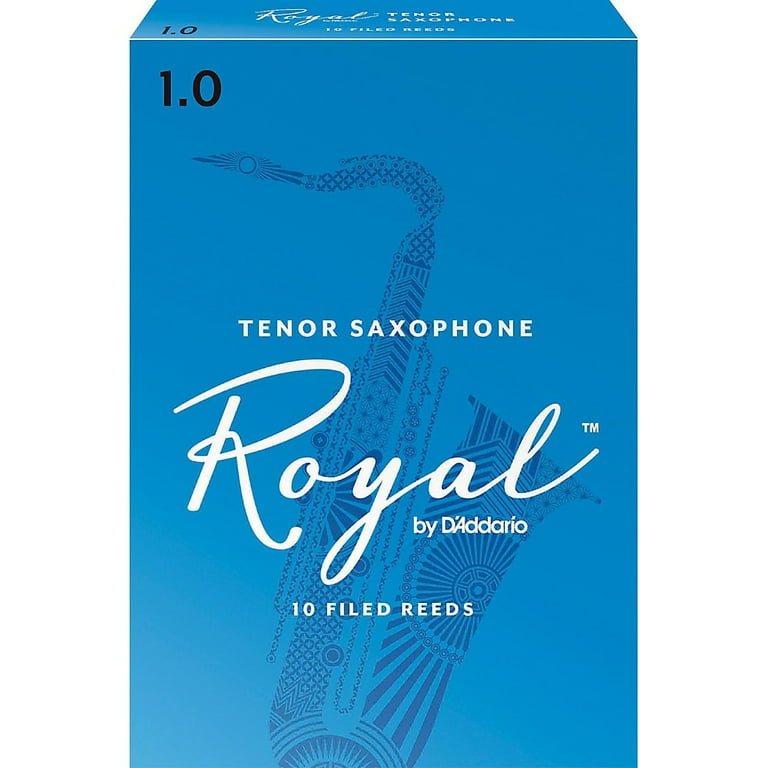 Rico Royal Tenor Saxophone Reeds Box of 10 Strength 1 Walmart