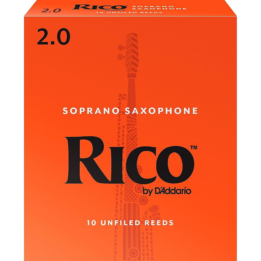 Rico Soprano Saxophone Reeds, Box of 10 2