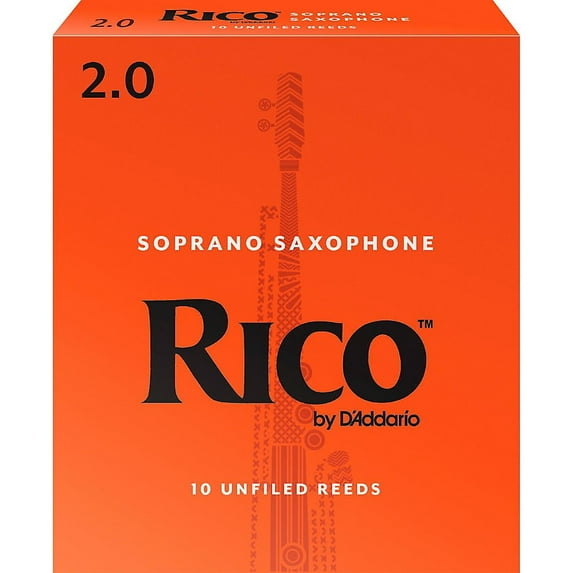 Rico Soprano Saxophone Reeds, Box of 10 2