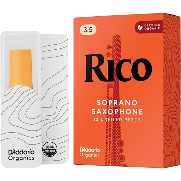 Rico Soprano Saxophone Reeds, Box of 10 3.5