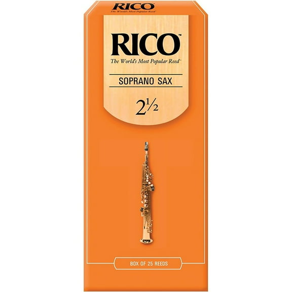 Rico Soprano Saxophone Reeds, Box of 25 Strength 3