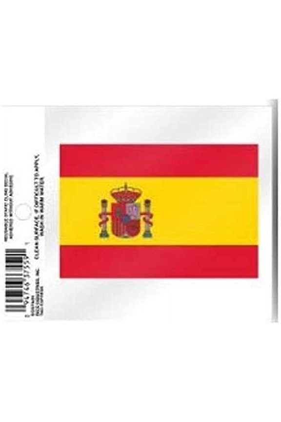 Spain 3.5" Flat Static Cling Decal Sticker World Cup Soccer COPA Football