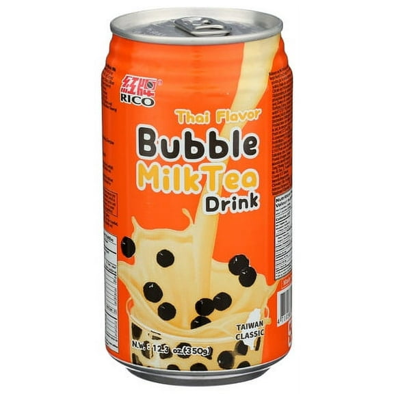 Rico Tea Bubble Thai Milk 12.3 fl oz (Pack of 12)