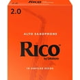 thumbnail image 1 of Rico by D'Addario Alto Sax Reeds, Strength 2, 10-pack, 1 of 2