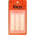 thumbnail image 1 of Rico by D'Addario Bass Clarinet Reeds, Strength 1.5, 3 Pack, 1 of 2