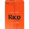 thumbnail image 1 of Rico by D'Addario Bass Clarinet Reeds, Strength 2.5, 10 Pack, 1 of 2