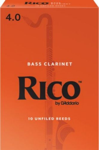 Rico by D'Addario Bass Clarinet Reeds Unfiled - 10 Per Box