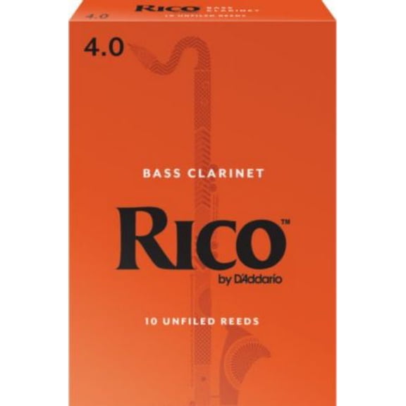 Rico by D'Addario Bass Clarinet Reeds Unfiled - 10 Per Box