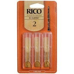 Rico by D'Addario Bb Clarinet Reeds, Strength 1.5, 3-pack