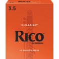 thumbnail image 1 of Rico by D'Addario Eb Clarinet Reeds Unfiled - 10 Per Box, 1 of 3