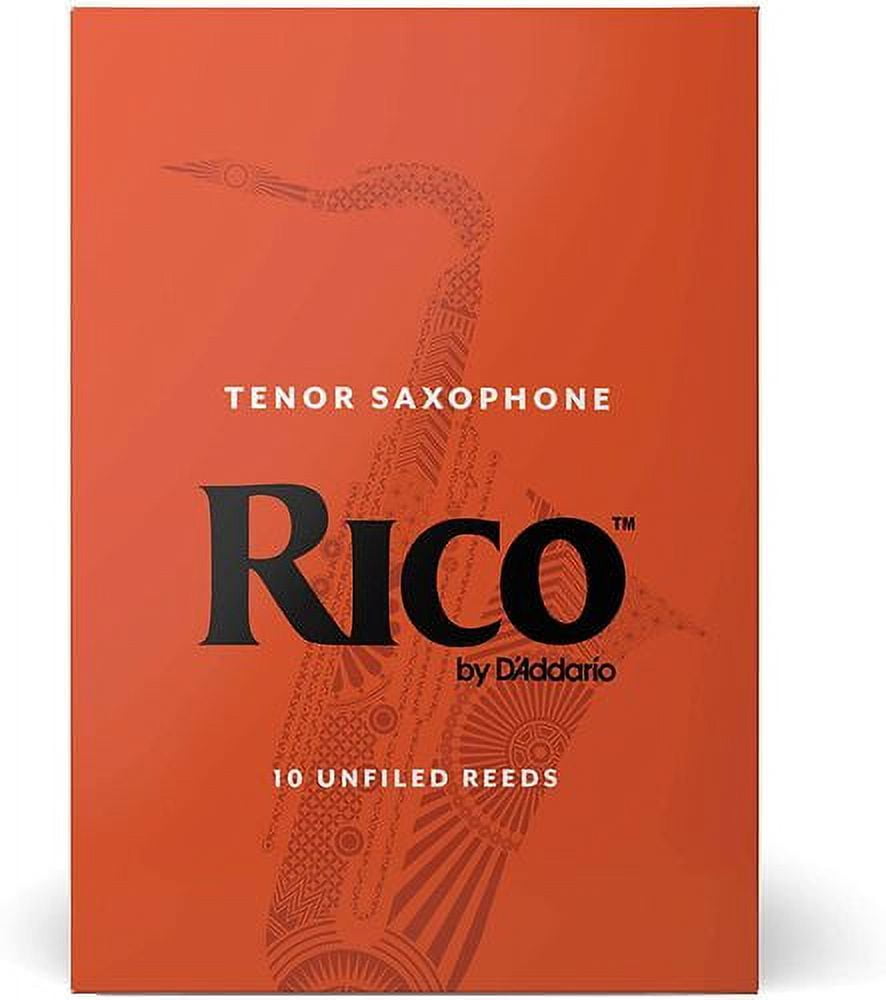 Rico by D'Addario Tenor Sax Reeds, Strength 4.0, 10-pack