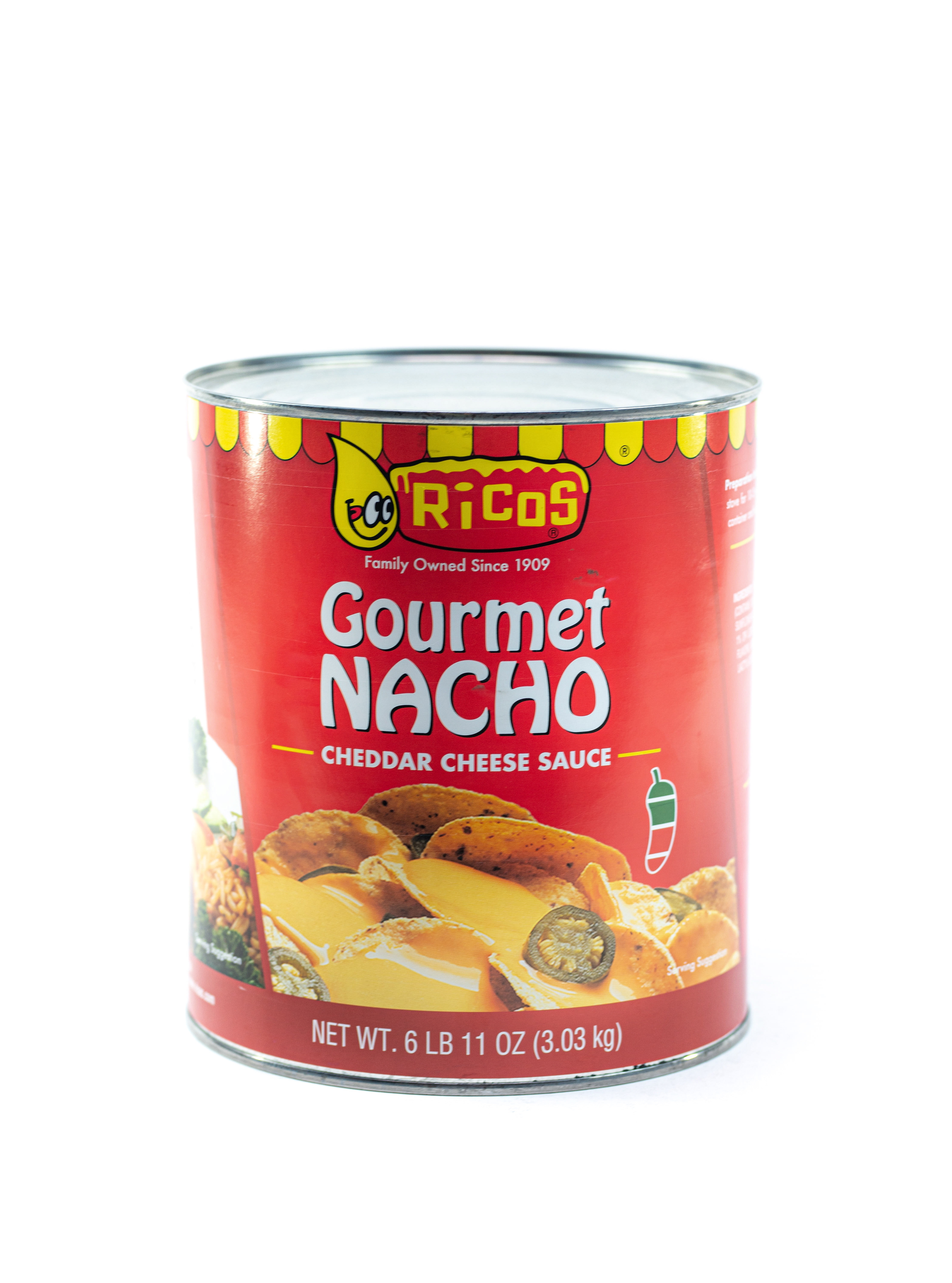 Rico's Gourmet Nacho Cheese Sauce, 107 oz Can