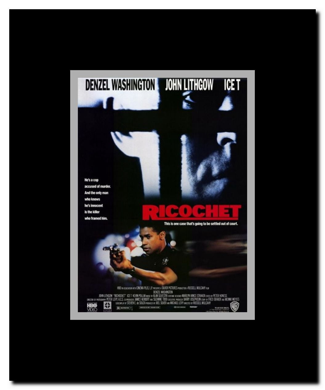 Ricochet Framed Movie Poster