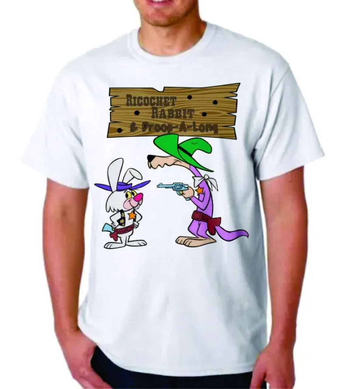 Ricochet Rabbit & Droop-A-Long Cartoon T-Shirt Hanna Barbera Cereal ...