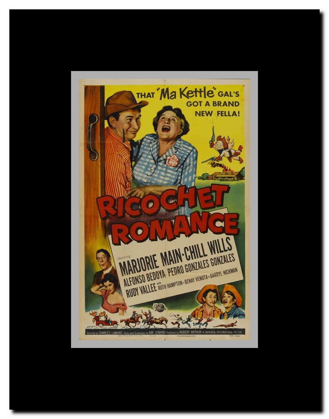 Ricochet Romance Framed Movie Poster