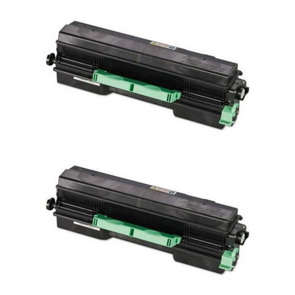 Ricoh 407507 Black Toner Cartridge 2-Pack for SP 6430