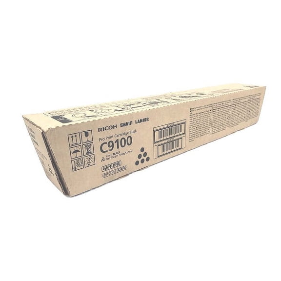 Genuine Brand Name OEM Ricoh Black Pro Print Ctg Type C9100 (58K YLD) 828380
