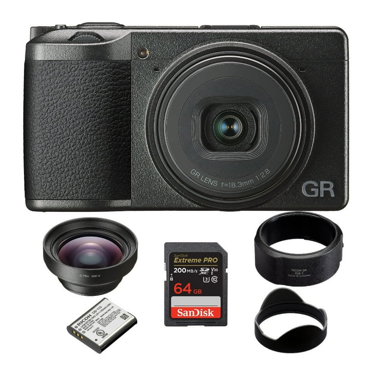 Ricoh GR III Compact Digital Camera for Pro Point Shot